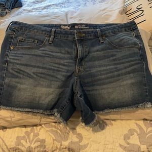 Mossimo stretch denim shorts